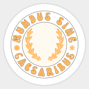 mundus-sine-caesaribus Sticker